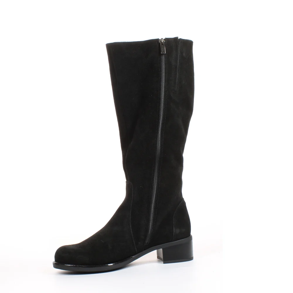 La CANADIENNE Black Suede Knee-High Boots